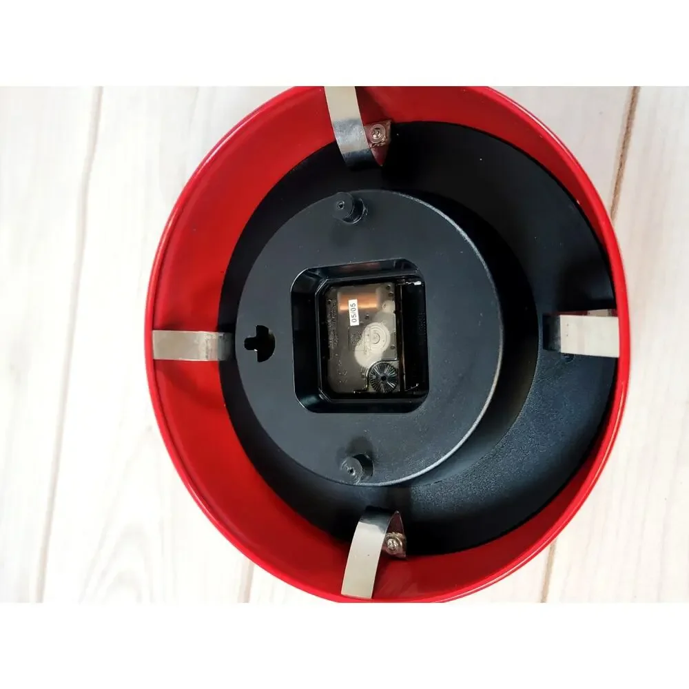 Infinity Retro Modern Red Wall Clock Vintage 2005